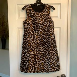 J. Crew Leopard Dress